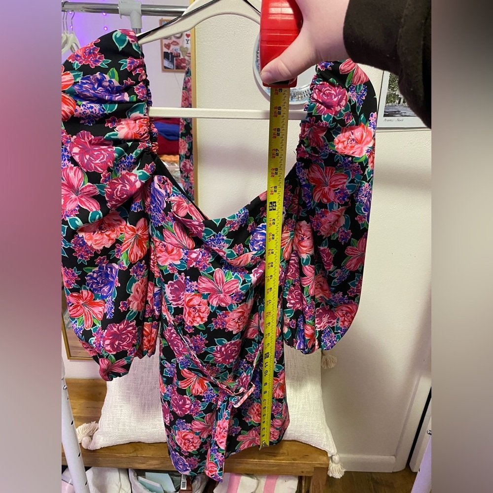 Women’s Zara Multicolor Floral Dress - Picture 7 of 7
